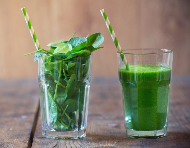 batido de espinacas para adelgazar
