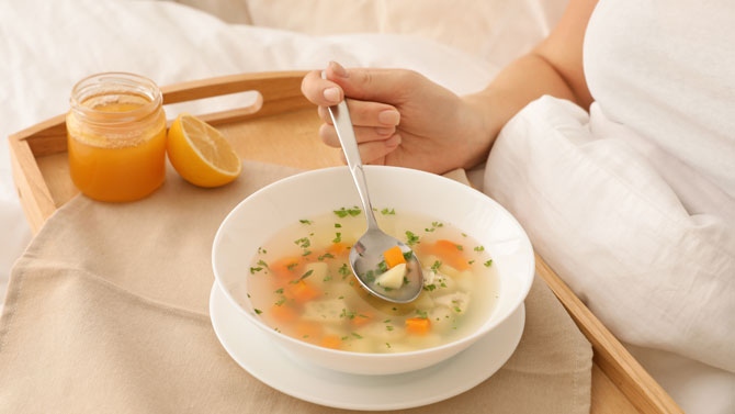Alimentos para combatir la gripe y el resfriado