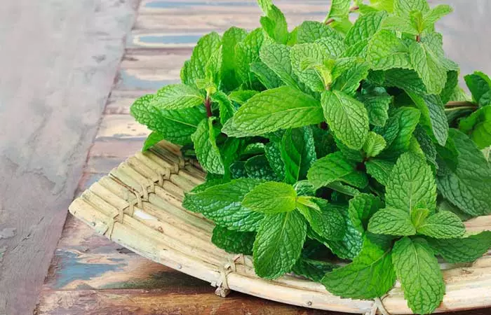 Mascarilla facial de pepino y menta