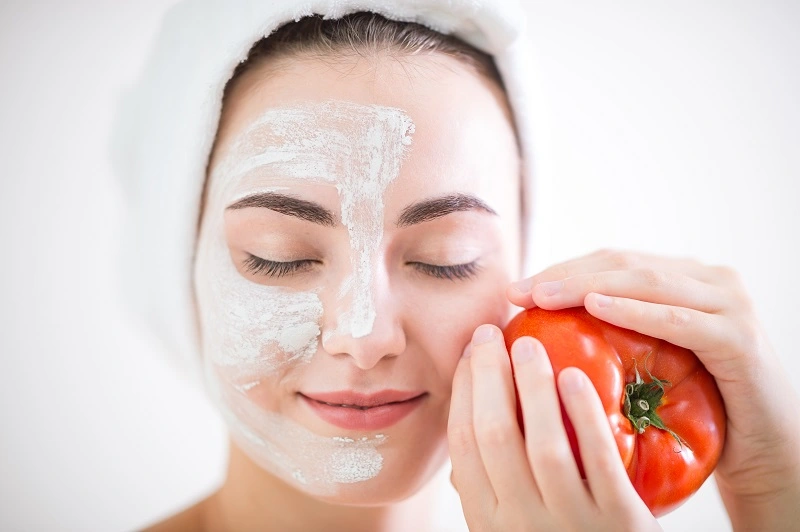 Mascarillas de tomate para las manchas